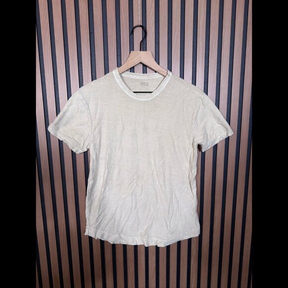 Buck Mason T Shirt Small Mens Beige Heather Short Sleeve Tee - Picture 1 of 7